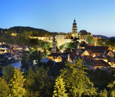 Cesky Krumlov and surroundings